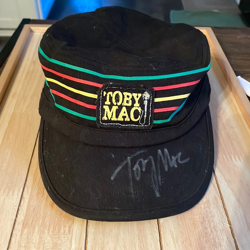 Toby Mac signed hat
